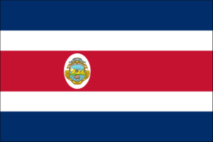 costa rica flag seal, costa rican flag with seal, buy online