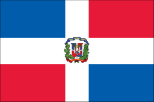 dominican republic flag with seal, buy online