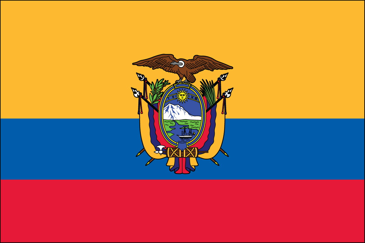 ecuador flag with seal, buy online