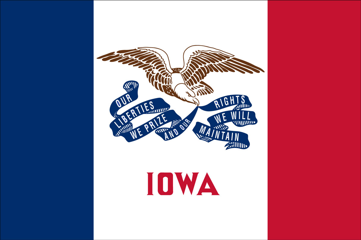 iowa state flag, buy online