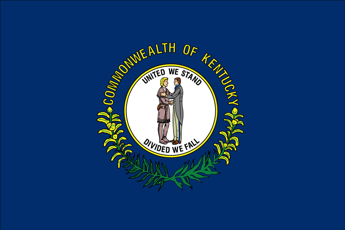 Image result for Kentucky flag