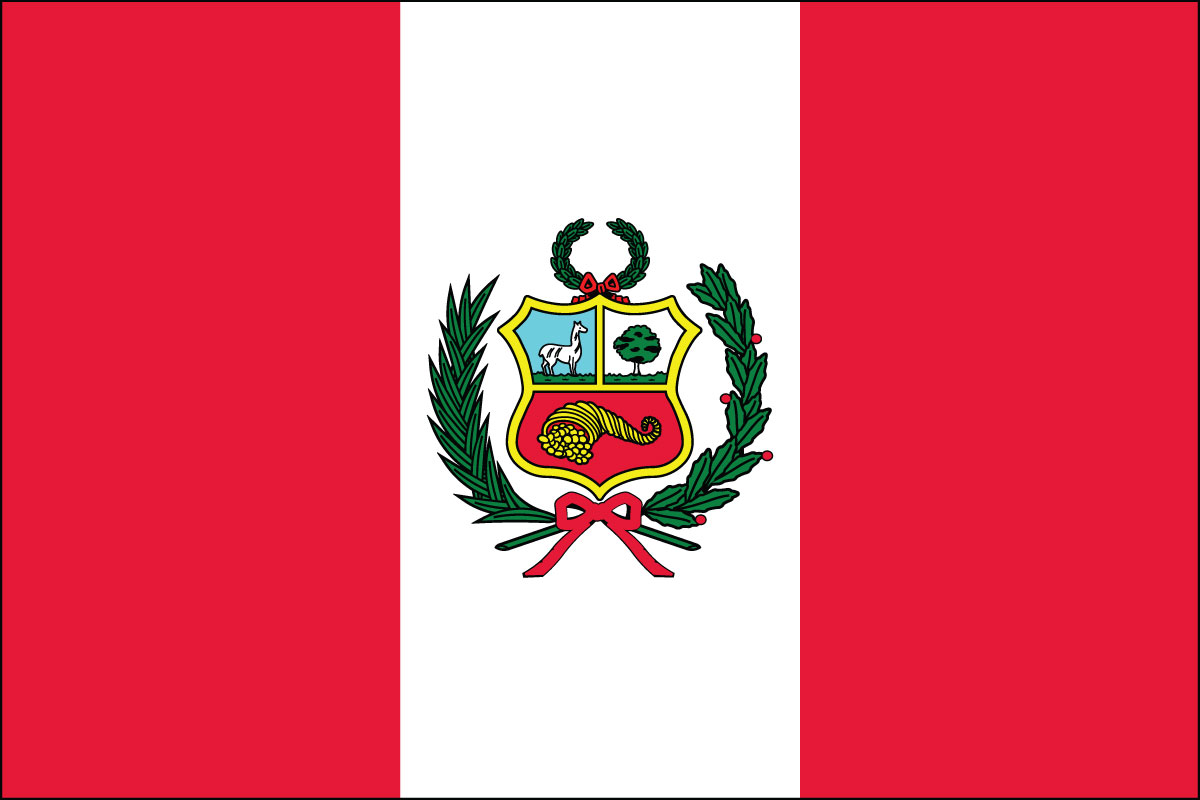 peru flag with seal, buy online