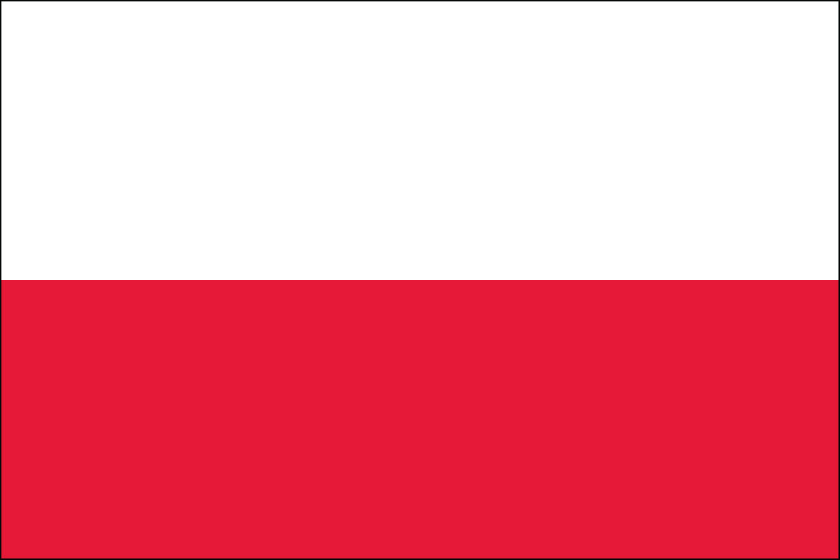 POLAND FLAG - NO EAGLE - Liberty Flag & Banner Inc.