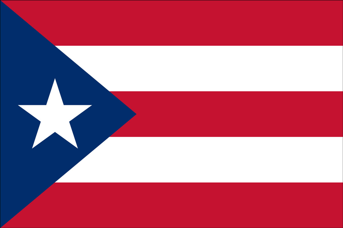 Puerto Rico Flag Liberty Flag Banner Inc