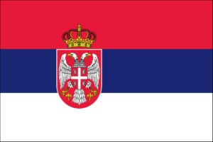 serbia flag with seal, buy online