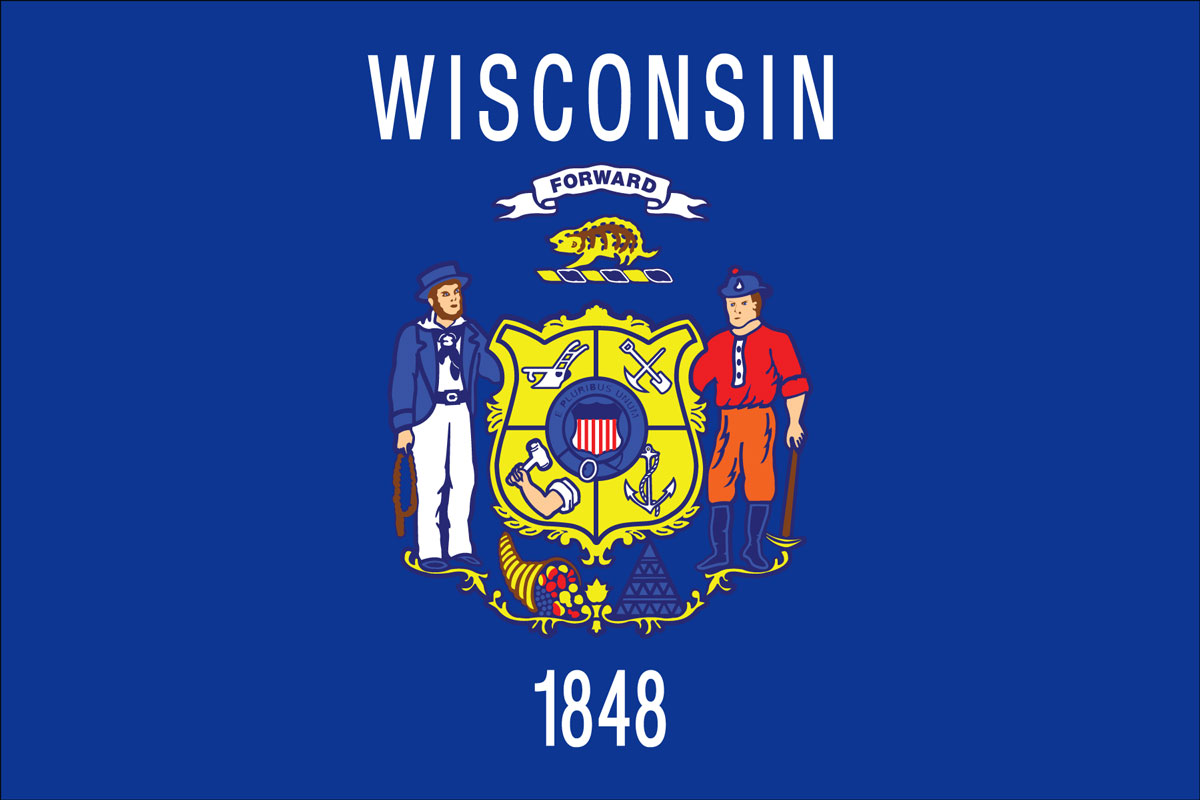 wisconsin state flag, buy online