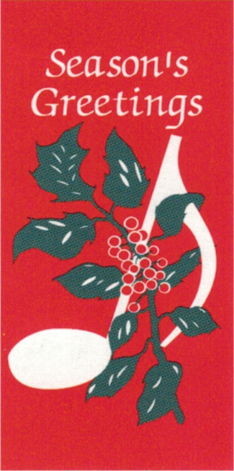 red, season's greetings, holday lighpole banner