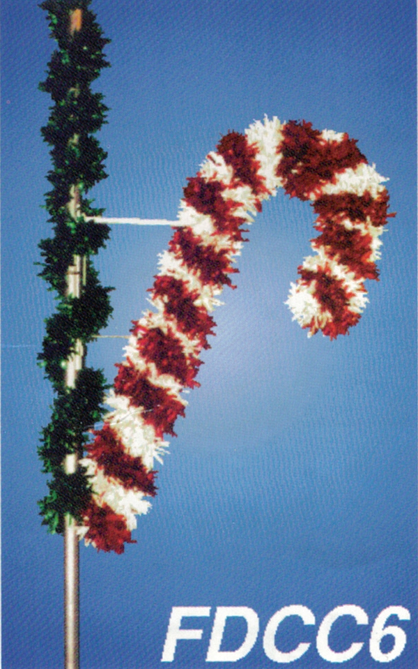 Christmas Lightpole decoration large candy cane