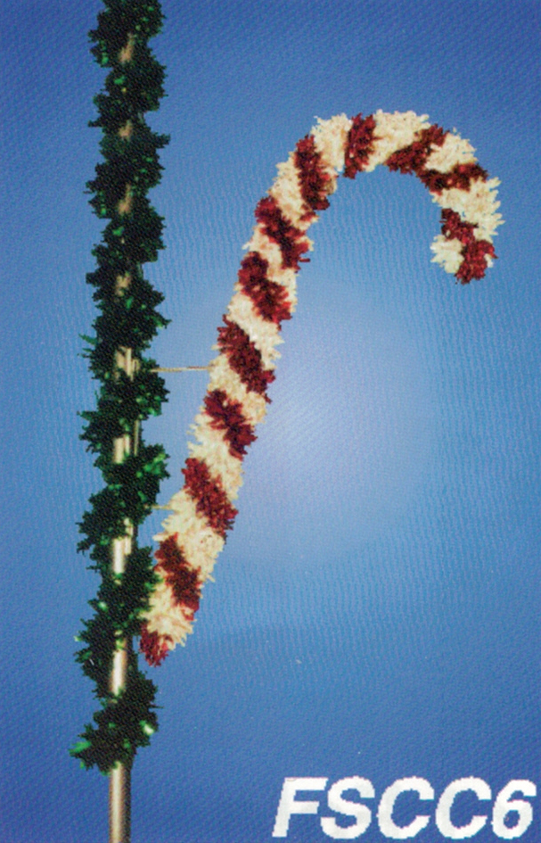Christmas Lightpole decoration- Large Candy Cane