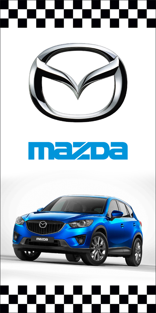 Mazda Dealer Drape Banner Flag