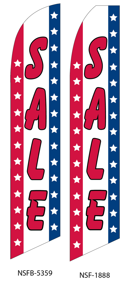 swooper flags, sale, vertical, stars, stripes