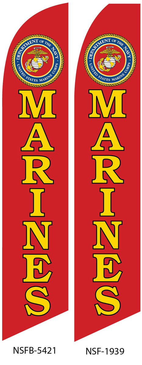 swooper flag, us marines, red