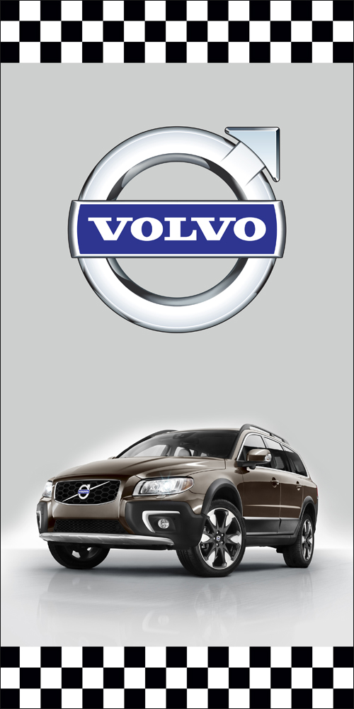 volvo pole banners, chicago