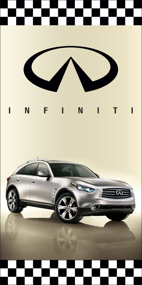 infiniti pole banners, chicago