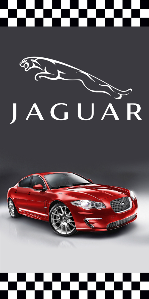jaguar pole banners, chicago