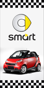 smart car pole banners, chicago