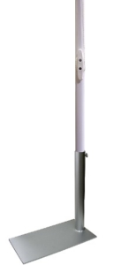 white titan outdoor flagpole, tailgating flagpole