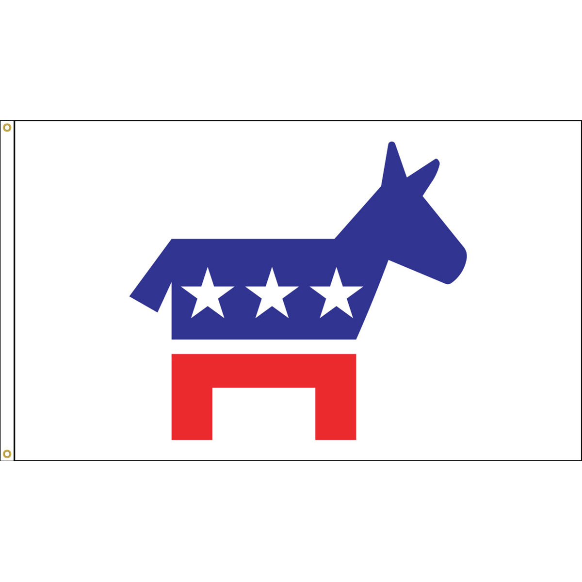political, democrats, donkey flag, buy online