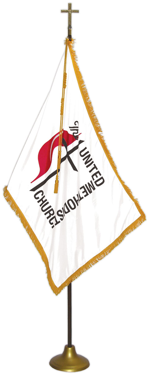 united methodist flag set